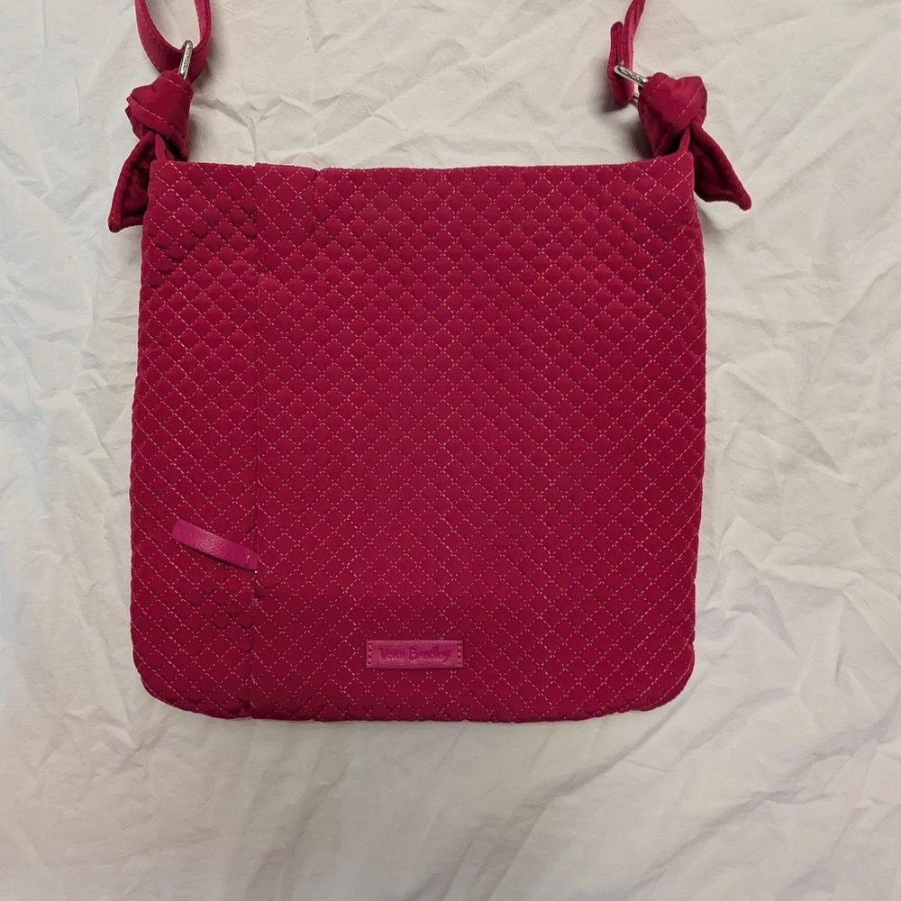 NWOT Vera Bradley Canterberry Magenta Quilted Hipster Crossbody Bag